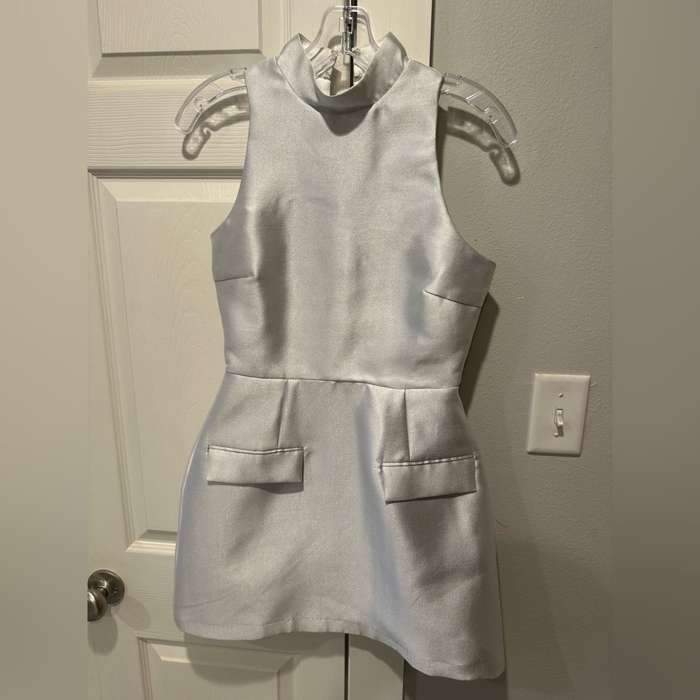 Amanda Uprichard Silver Dress
